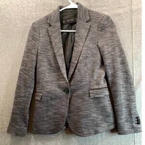 ZARA Basic Suits Womens Size Extra Small Gray Formal Top Blazer